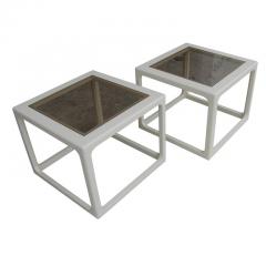 Pair of Modern Lacquered Side Tables - 2678044