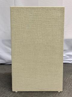 Pair of Modern Linen Chests Commodes or Nightstand Linen Wrapped American - 2921901