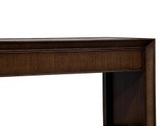 Pair of Modern Oak Nightstand End Tables in Dark Walnut - 3156795