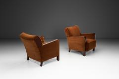 Pair of Modern Upholstered Armchairs Scandinavia First half of the 20th Century - 4398767