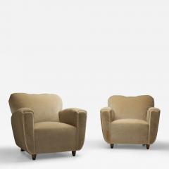 Pair of Modernist Armchairs Italy ca 1950s - 4325631