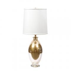 Pair of Modernist Handblown Murano 24kt Gold Fleck Table Lamps - 2704682