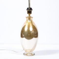 Pair of Modernist Handblown Murano 24kt Gold Fleck Table Lamps - 2704685