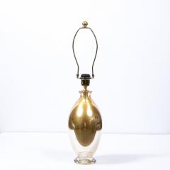Pair of Modernist Handblown Murano 24kt Gold Fleck Table Lamps - 2704726