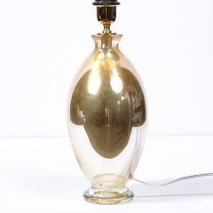 Pair of Modernist Handblown Murano 24kt Gold Fleck Table Lamps - 2704749