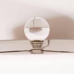 Pair of Modernist Handblown Murano Pale Sapphire Translucent Glass Table Lamps - 4142033
