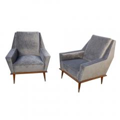 Pair of Modernist lounge chairs - 3727666
