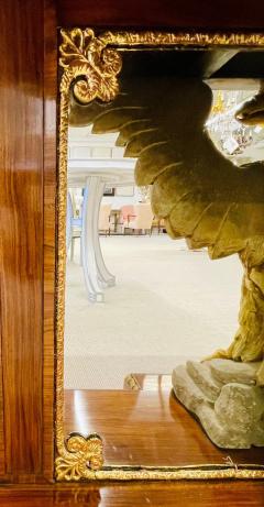 Pair of Monumental Federal Style Console Table with Carved Opposing Eagles - 2991724