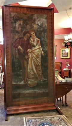 Pair of Monumental Framed Italian 18th Century Painted Tapestries - 1704922