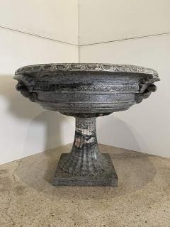 Pair of Monumental Italian Neoclassic Grand Tour Marmo Grigio Tazza - 4702945