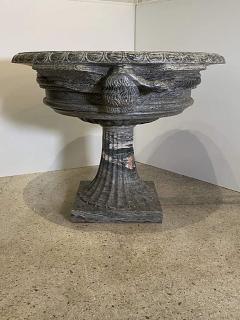 Pair of Monumental Italian Neoclassic Grand Tour Marmo Grigio Tazza - 4702956