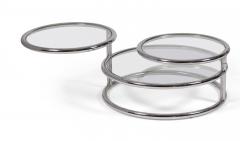 Pair of Morex Italian Mid Century Space Age Convertible Articulating Chrome - 4634141