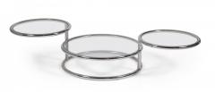 Pair of Morex Italian Mid Century Space Age Convertible Articulating Chrome - 4634142