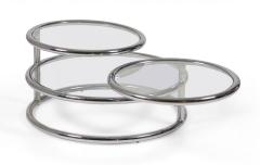 Pair of Morex Italian Mid Century Space Age Convertible Articulating Chrome - 4634143