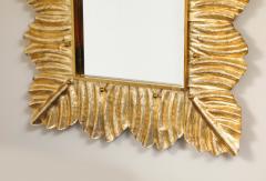 Pair of Murano Glass Mirrors with Gold Leaf and Brass Details Italy 2025 - 4236090