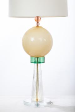 Pair of Murano Glass Studio Table Lamps - 4382912