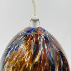 Pair of Murano Glass Style Pendant Lights Signed Dated - 3109403
