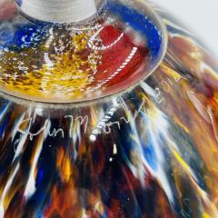 Pair of Murano Glass Style Pendant Lights Signed Dated - 3109404