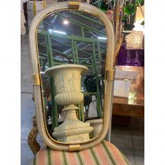 Pair of Murano Glass Wall Mirrors in Gold Leaf Torciglione Venetian Design - 4567452