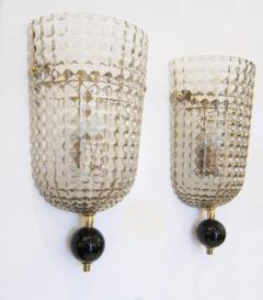 Pair of Murano Glass Wall Sconces Art Deco Style - 1360915