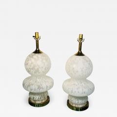 Pair of Murano Lamps with Unusual Design - 723512