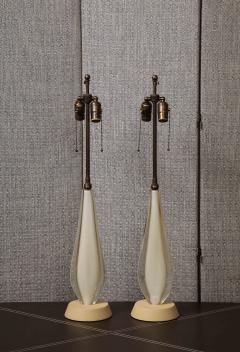 Pair of Murano Sommerso Glass Lamps - 3666323