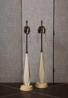 Pair of Murano Sommerso Glass Lamps - 3666324