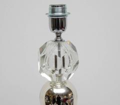 Pair of Murano glass and crystal table lamps - 1119046