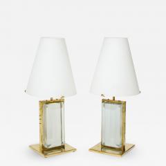 Pair of Murano glass table lamps - 3182217