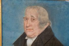 Pair of Naive English Portraits c 1830 - 4598625