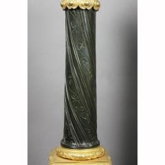 Pair of Napoleon III Bronze and Ormolu Table Lamps - 3740398