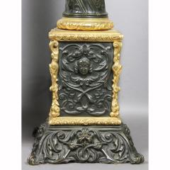 Pair of Napoleon III Bronze and Ormolu Table Lamps - 3740399