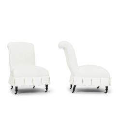 Pair of Napoleon III Slipper Chairs - 3391569