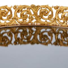 Pair of Napoleon III scrolling foliate ormolu surtouts de table - 2876693