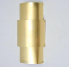 Pair of Natural Brass Wall Sconces - 714661