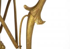 Pair of Neo Pompeian Brass and Green Marble Gueridon Side Tables - 4502381