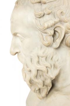 Pair of Neo classic Marble Diogenes Socrates Busts - 4200836