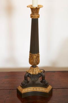 Pair of Neoclassical Bronze and Ormolu Tabletop Lamps - 3318644