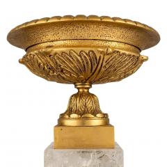 Pair of Neoclassical Dor Bronze Candleholders - 4554783