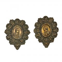 Pair of Neoclassical Plaques Italy circa 1820 - 4477290