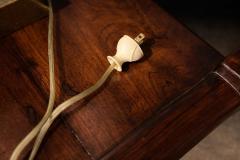 Pair of Neoclassical Revival Bronze Table Lamps with Sculptural Classical Bases - 4541319