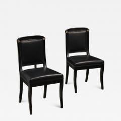 Pair of Neoclassical Side Chairs - 3709275