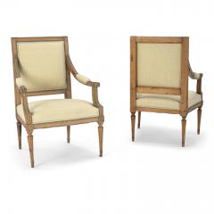 Pair of Neoclassical Swedish Armchairs - 2057683