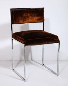 Pair of Nickel Side Chairs - 2147435