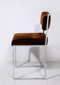 Pair of Nickel Side Chairs - 2147437