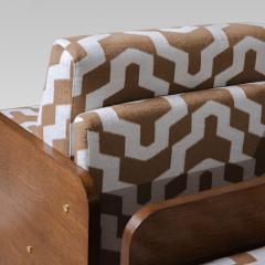 Pair of Oak Italian Armchairs - 4331661