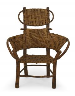 Pair of Old Hickory Child Armchairs - 4655534