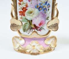 Pair of Old Paris Porcelain Decorative Pieces Vases  - 951337