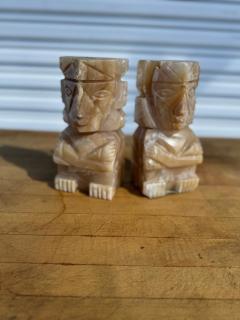 Pair of Onyx Aztec Bookends - 4346852