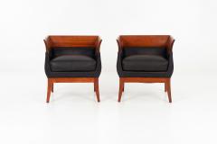 Pair of Orlando Diaz Azcuy Chalice Chairs 1985c  - 4615497